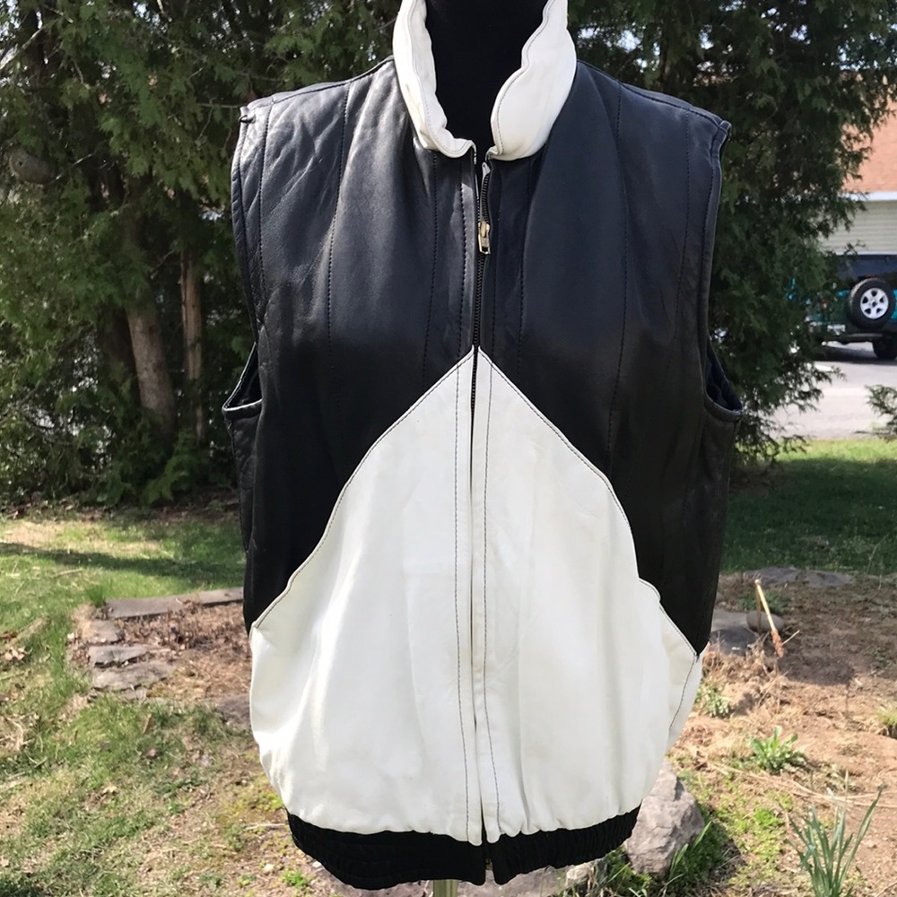 Leather vest